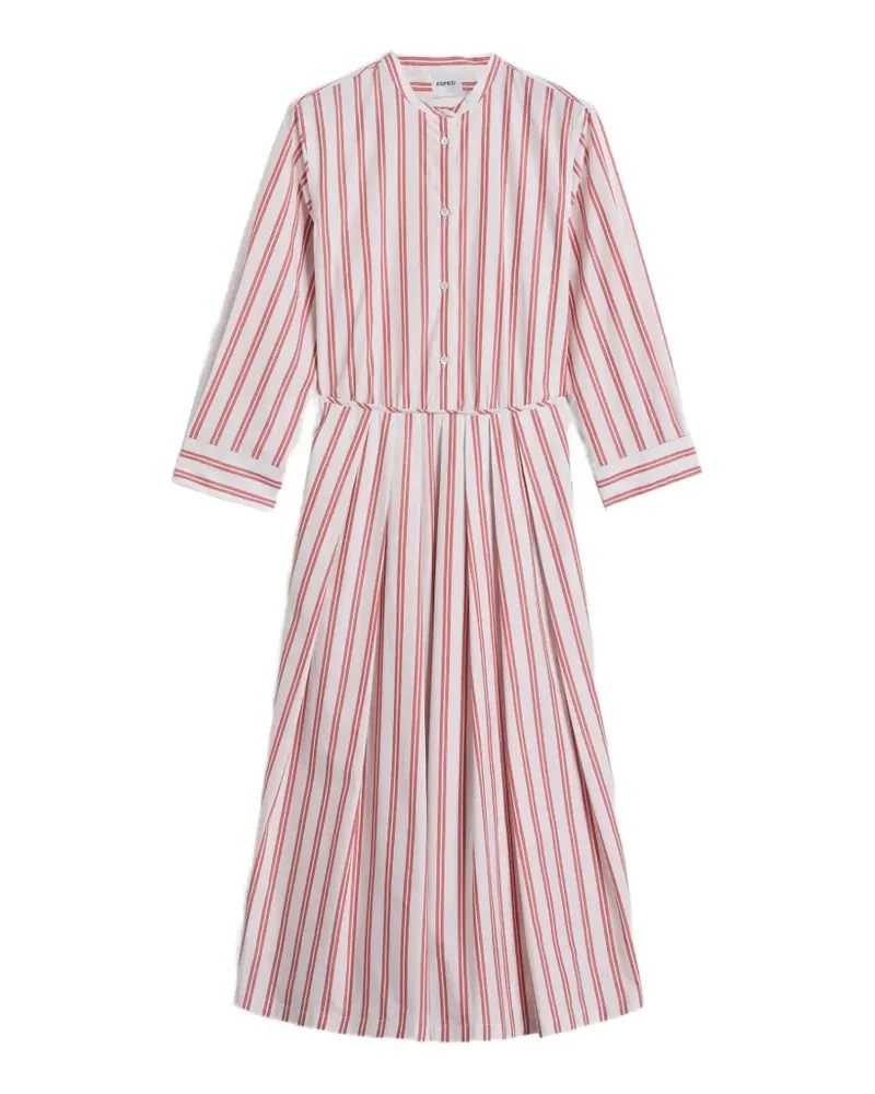 ASPESI striped shirt dress - Weiß Weiß