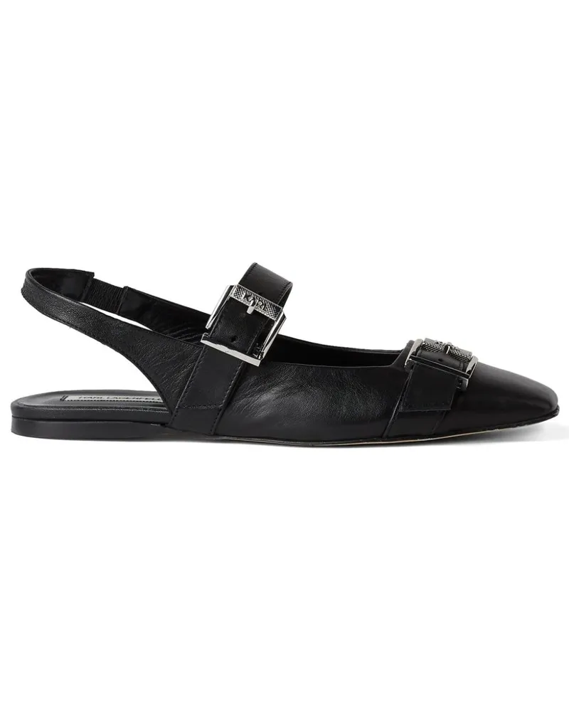 Karl Lagerfeld Konnie Pumps mit Doppelriemen 35mm Schwarz