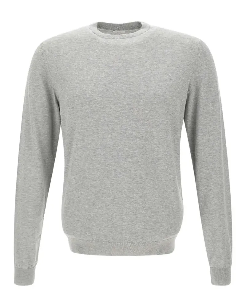 Eleventy Pullover mit geripptem Saum - Grau Grau