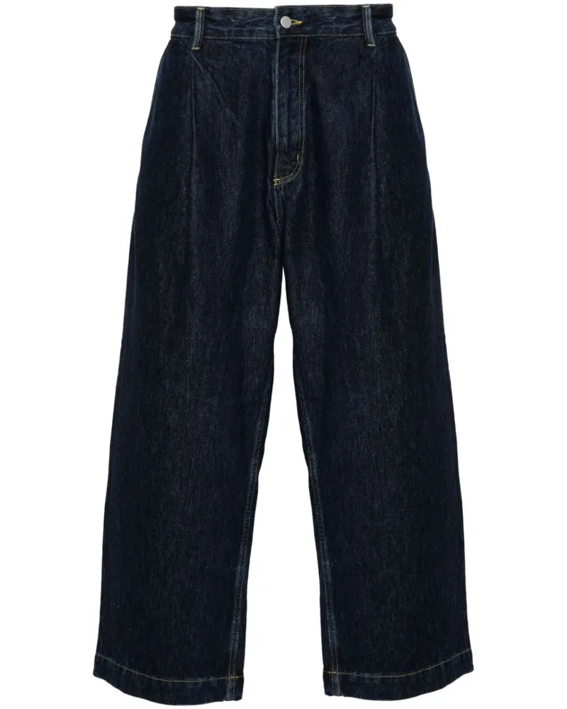 Studio Nicholson Jeans mit Falten - Blau Blau