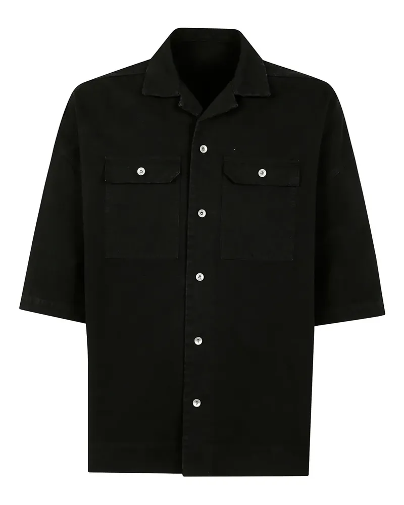 DRKSHDW by Rick Owens Magnum Tommy Hemd - Schwarz Schwarz