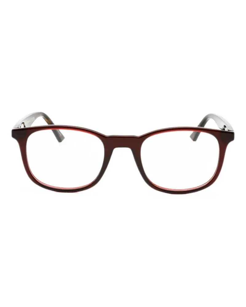Polaroid rectangle-frame glasses - Rot Rot