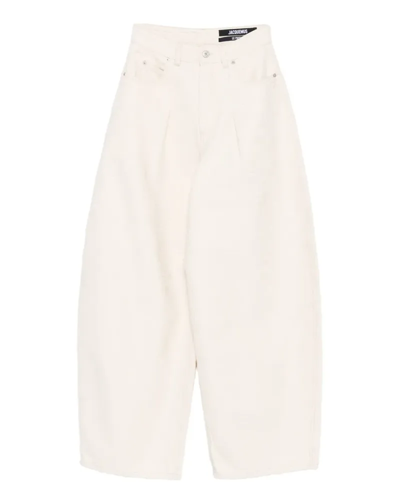 Jacquemus Ovalo Hose mit Ballonbein - Nude Nude