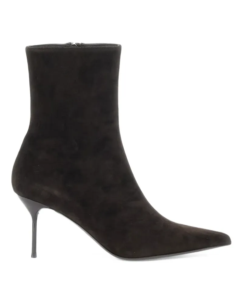 Paris Texas Lidia Wildlederstiefel mit spitzer Kappe - Braun Braun