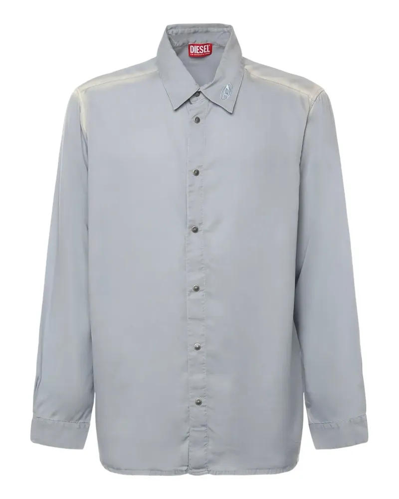 Diesel Hemd mit Logo - Grau Grau