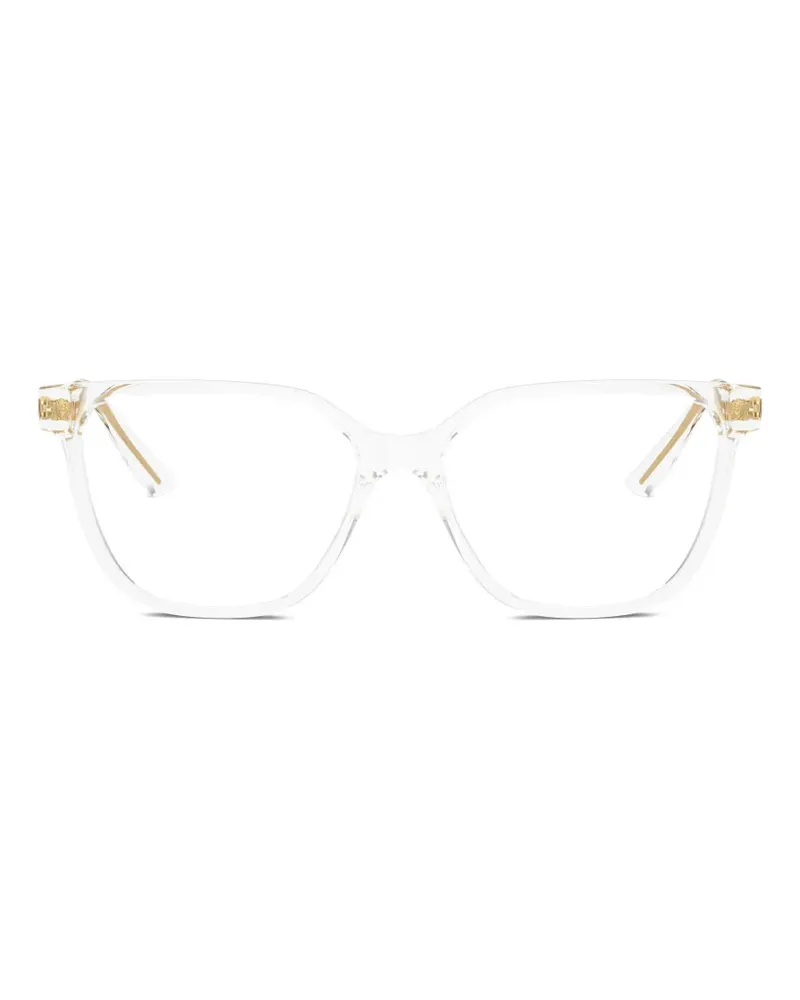 Versace Brille mit geometrischem Gestell - Gold Gold