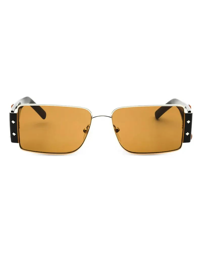 MCM rectangle-frame sunglasses - Gold Gold