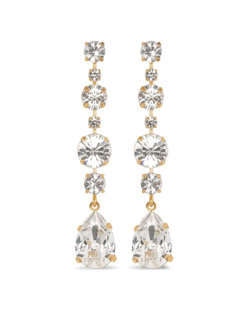 Jennifer Behr Analia Hängeohrringe mit Kristallen - Gold Gold
