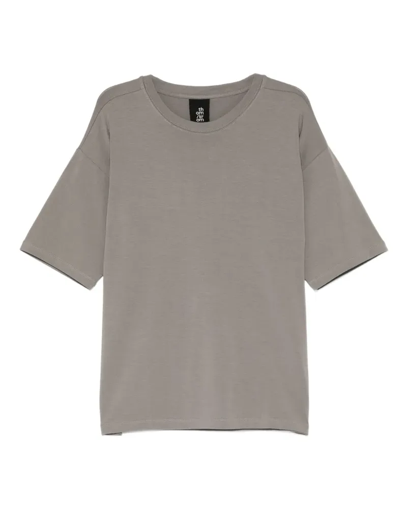 THOM KROM T-Shirt mit überschnittener Schulter - Grau Grau
