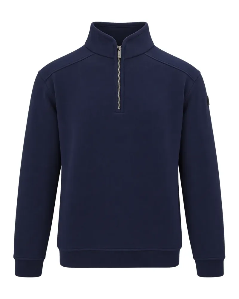 K-Way Pullover mit kurzem Reißverschluss - Blau Blau