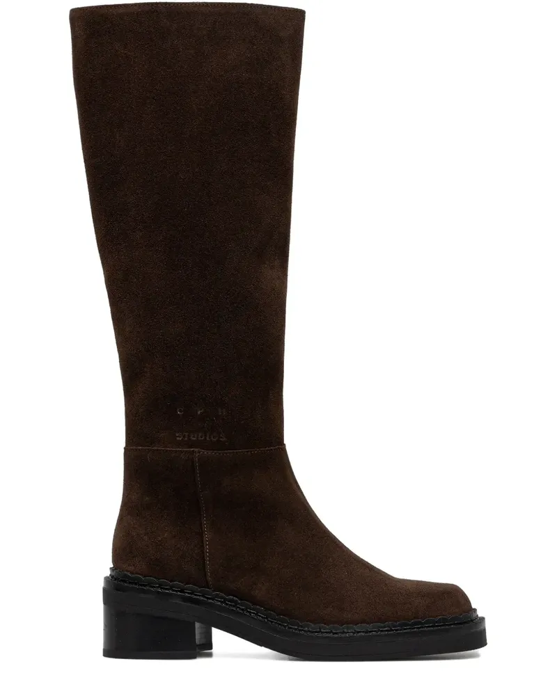 Copenhagen suede knee-high boots - Braun Braun