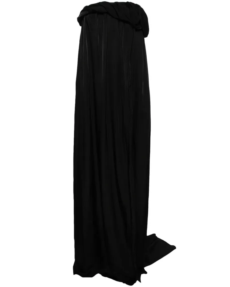 pushBUTTON Irregular Tube Maxikleid - Schwarz Schwarz