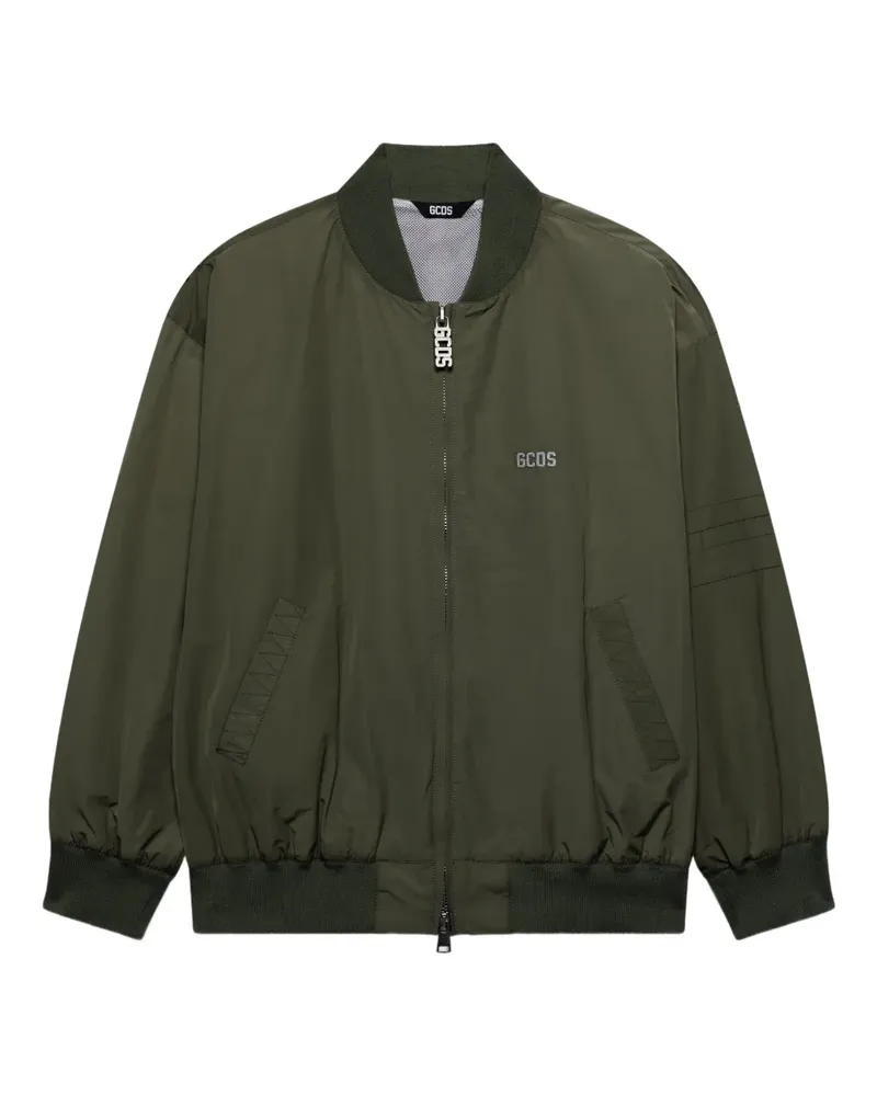 GCDS Bomberjacke im College-Look - Grün Grün
