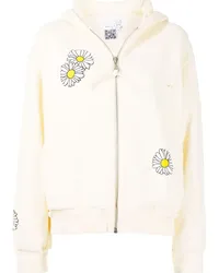 Natasha Zinko Hoodie mit Print Gelb