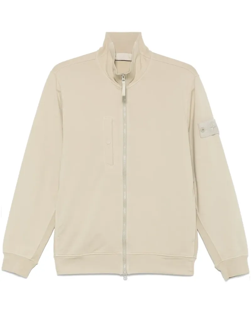 Stone Island Sweatshirt mit Kompass-Patch - Nude Nude