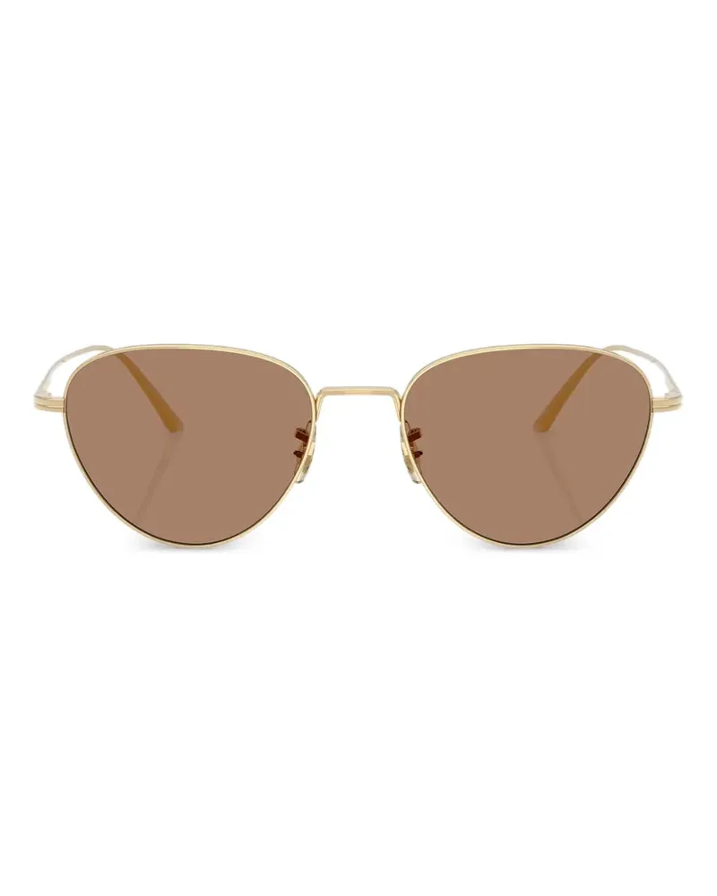 Oliver Peoples Getönte 1991C Pilotenbrille - Gold Gold