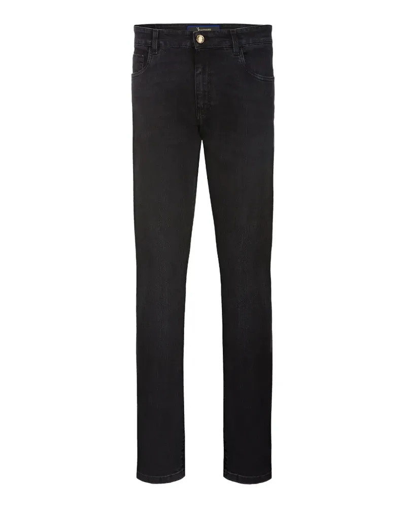 Billionaire embroidered slim jeans - Schwarz Schwarz
