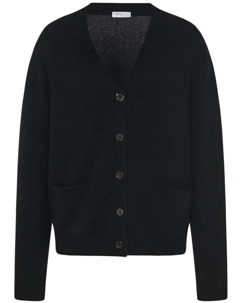 Rosetta Getty Cardigan mit V-Ausschnitt - Schwarz Schwarz