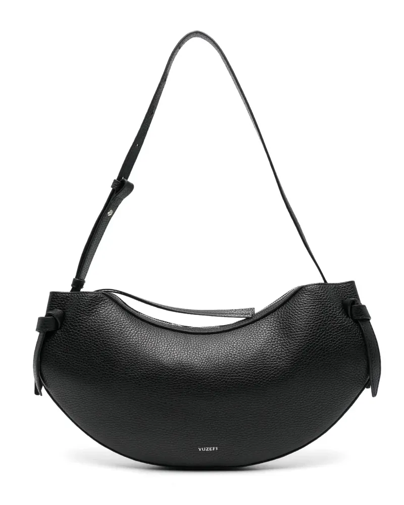 YUZEFI Große Fortune Cookie Schultertasche - Schwarz Schwarz