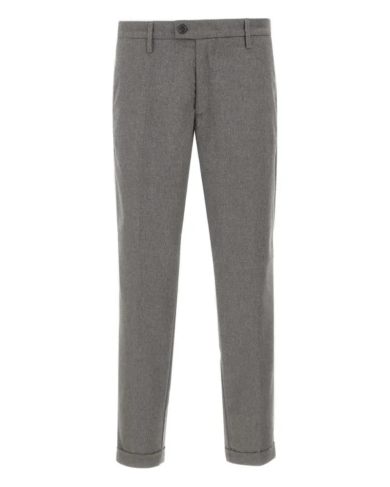 Re-HasH buttoned cuffed trousers - Grau Grau