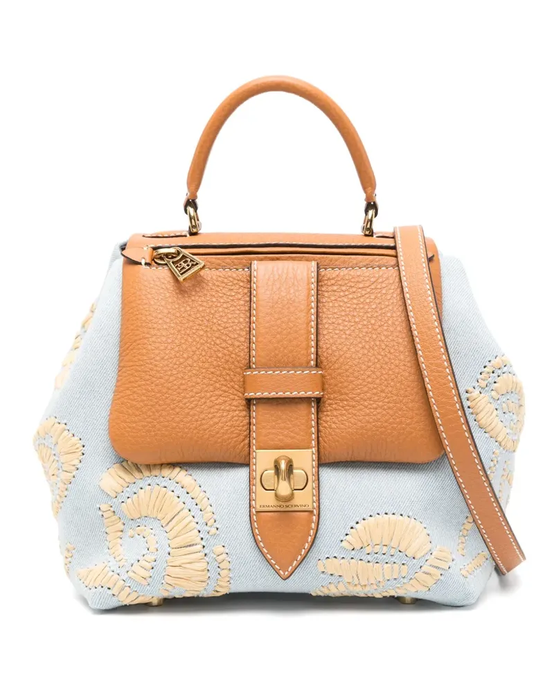 Ermanno Scervino Mini Liza Tote Bag - Blau Blau