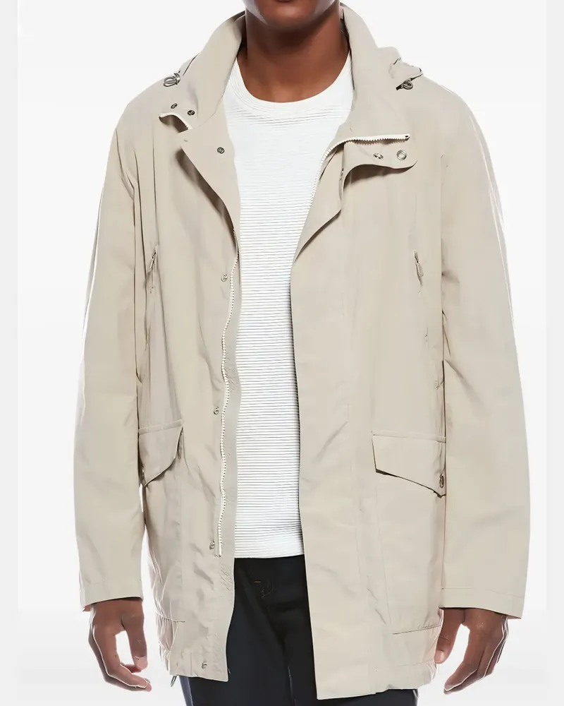 Brunello Cucinelli Hoodie mit Klappentasche - Nude Nude
