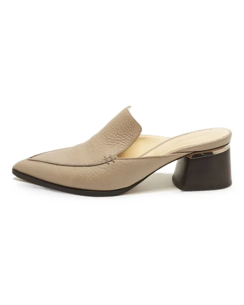 Nicholas Kirkwood Beya pointed-toe mules - Nude Nude