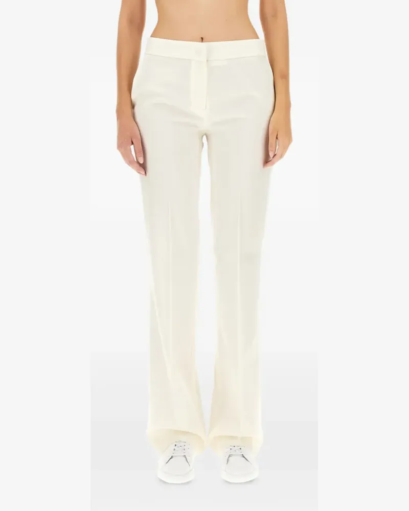 Fabiana Filippi flared wool trousers - Nude Nude