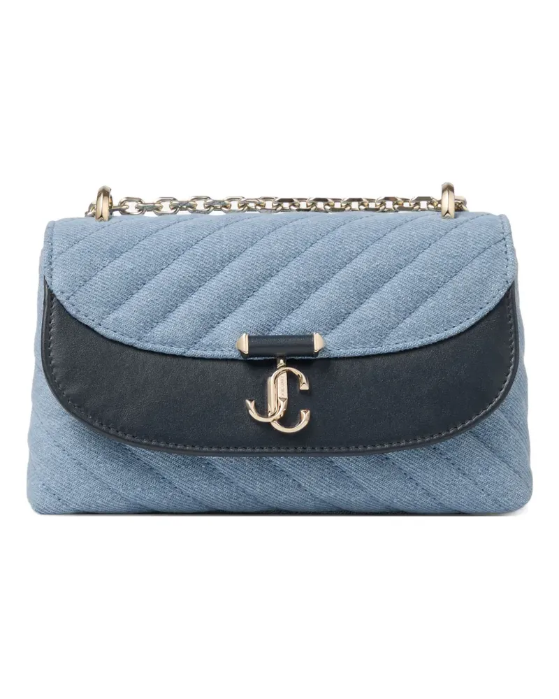 Jimmy Choo Gesteppte Umhängetasche mit Ketteriemen - Blau Blau