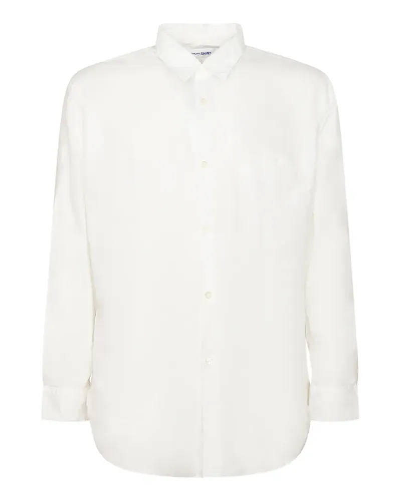 Comme des Garçons long-sleeve button-down shirt - Weiß Weiß