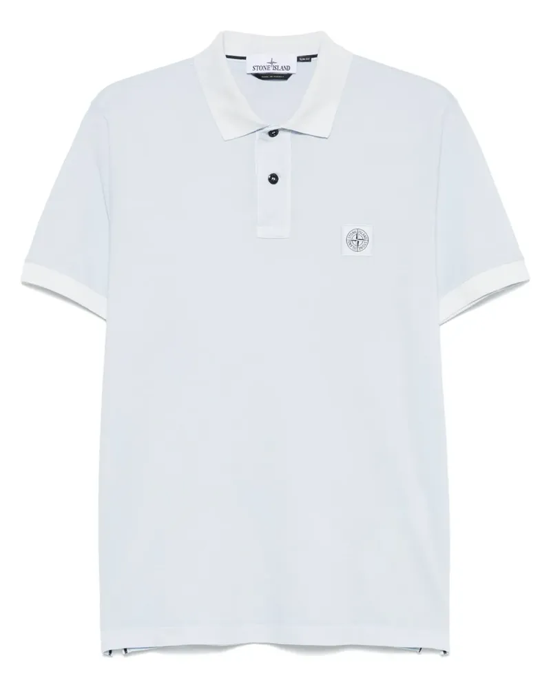 Stone Island Kurzärmeliges Poloshirt - Blau Blau