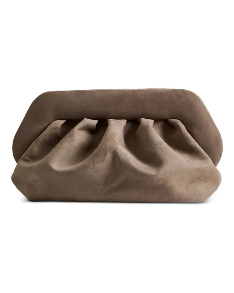 THEMOIRÈ Clutch mit Falten - Braun Braun