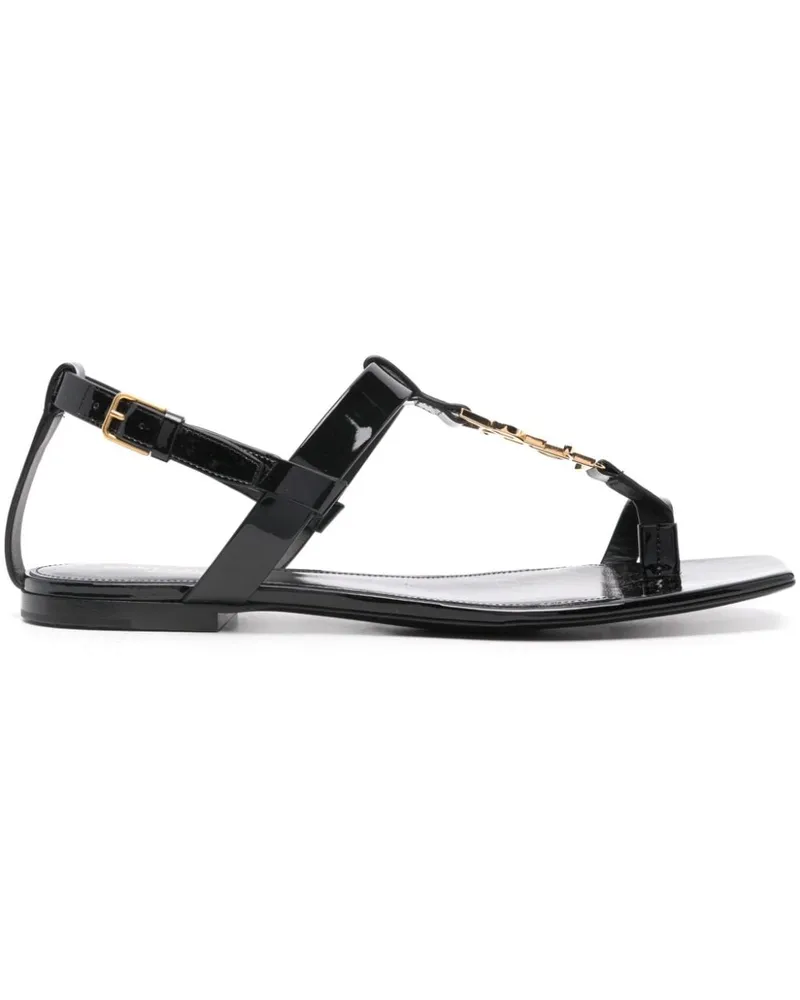 Saint Laurent Cassandra Sandalen - Schwarz Schwarz