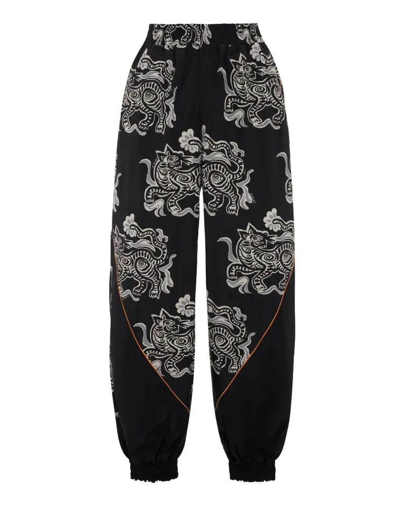 La DoubleJ court pants - Schwarz Schwarz