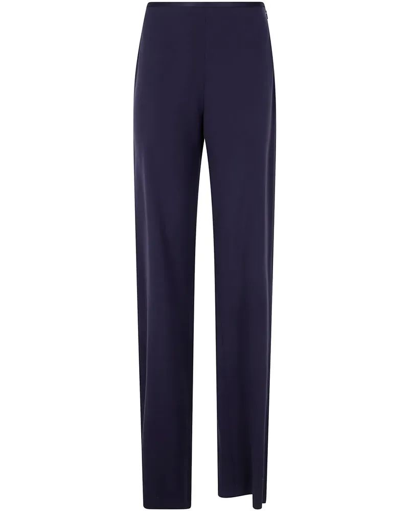 Emporio Armani Hose mit Satinbesatz - Blau Blau