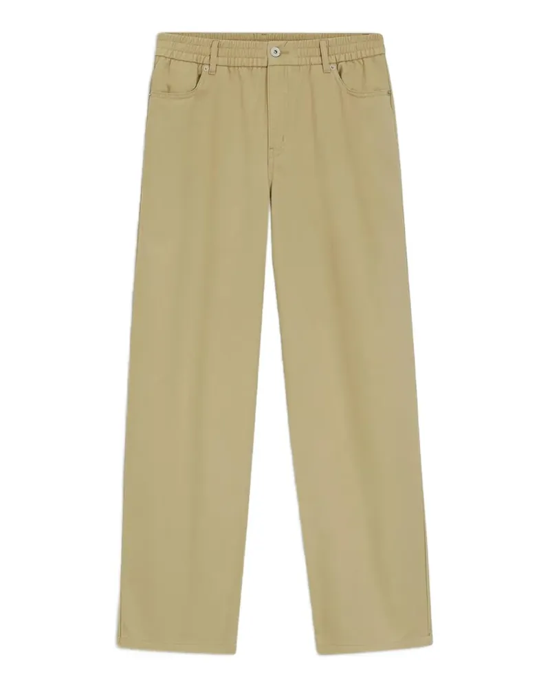 HUGO BOSS elasticated-waist five-pocket trousers - Nude Nude