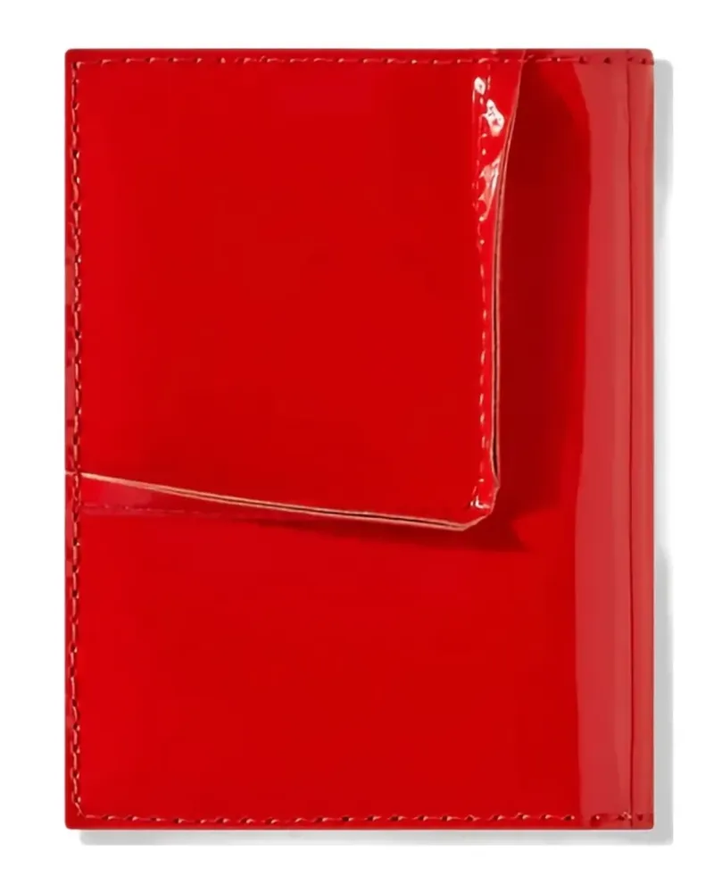 Comme des Garçons Portemonnaie mit Ziernähten - Rot Rot