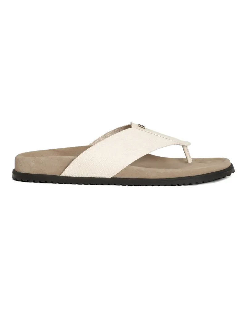 Dolce & Gabbana DG Casual Flip Flops - Nude Nude