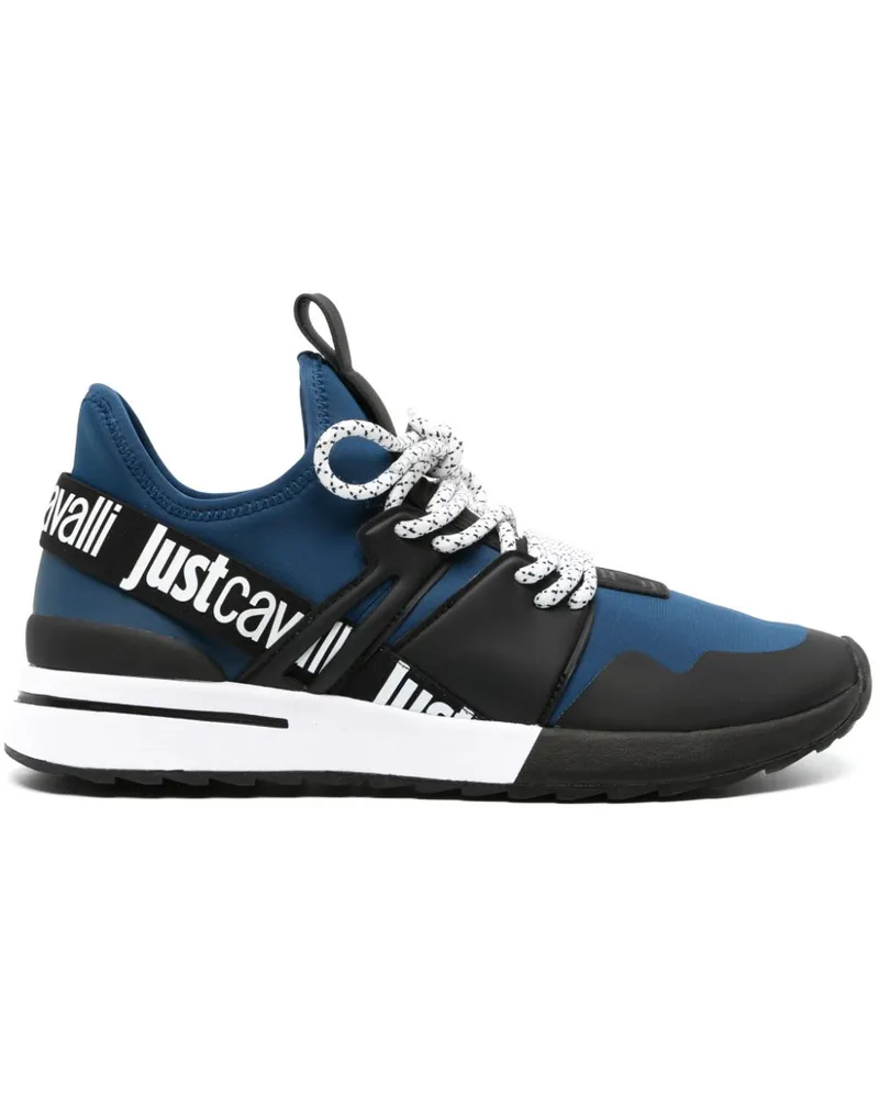 Just Cavalli Mesh-Sneakers mit dicker Sohle - Blau Blau