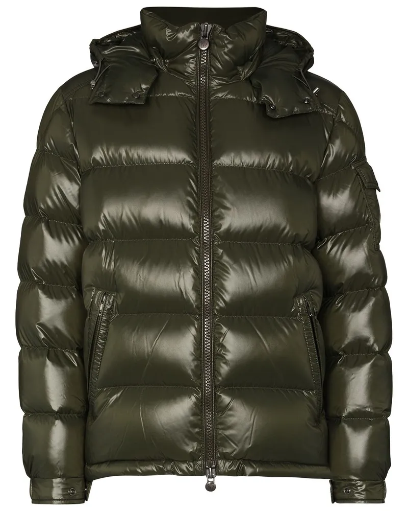 Moncler Gefütterte 'Maya' Jacke - Grün Grün