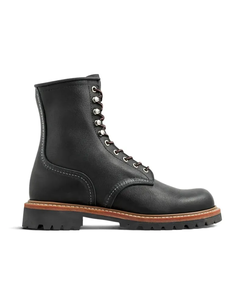 Red Wing Shoes Logger Stiefel - Schwarz Schwarz