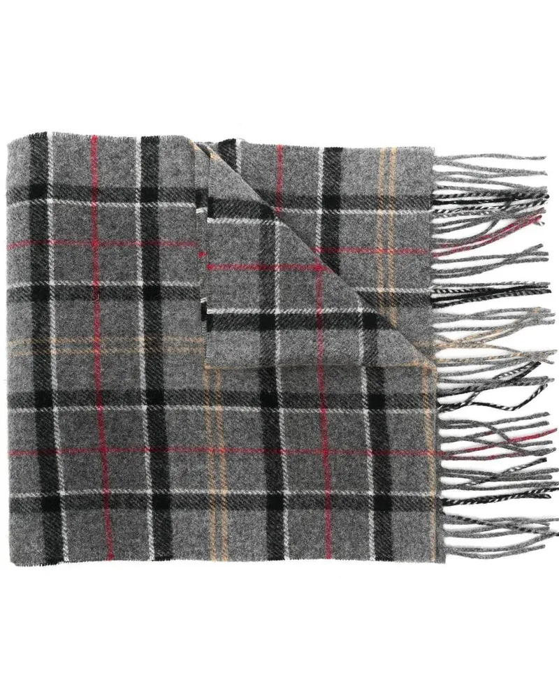 Barbour Schal mit Schottenkaro - Grau Grau