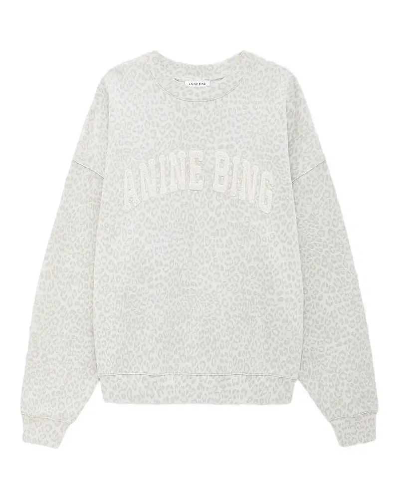 Anine Bing Sweatshirt mit Leopardenmuster - Nude Nude
