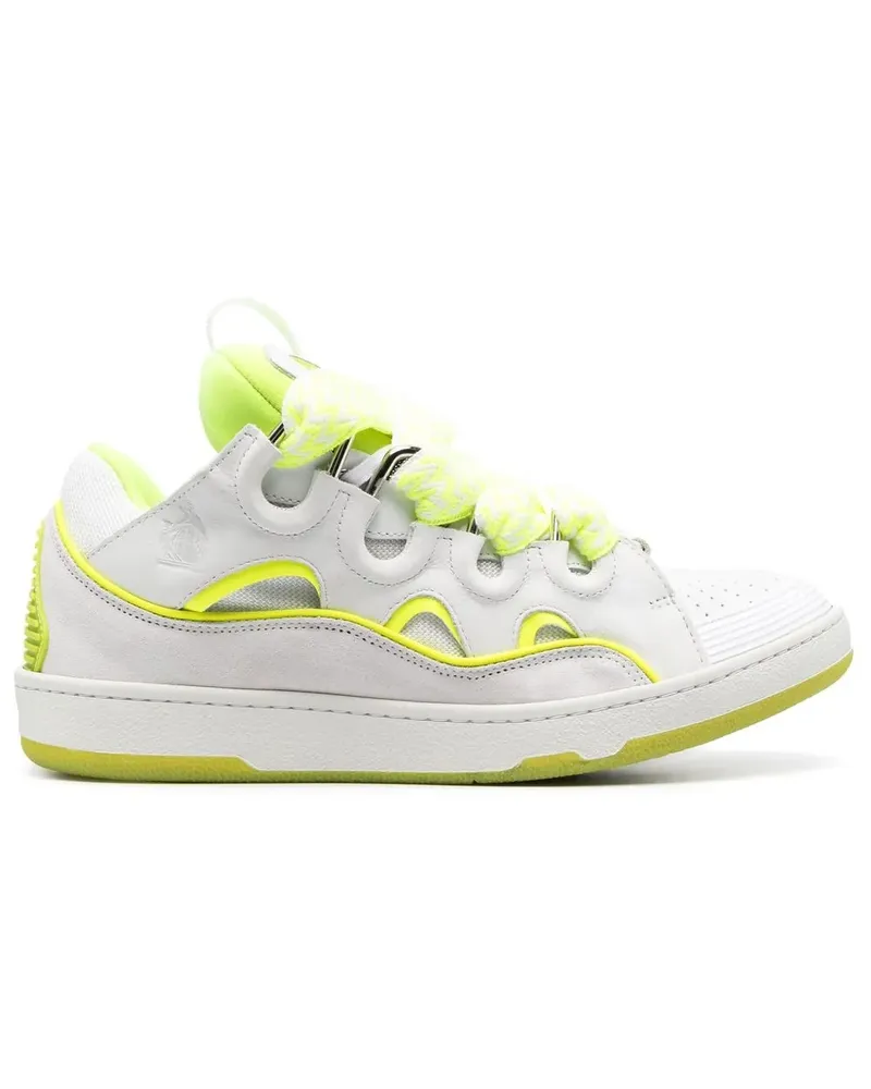 Lanvin Sneakers mit runder Kappe - Weiß Weiß