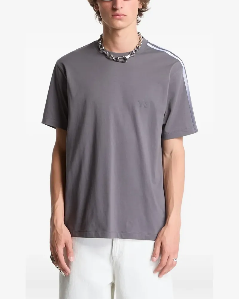 Y-3 gradient-stripes T-shirt - Grau Grau