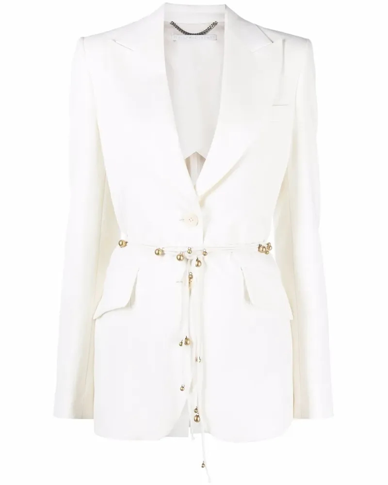 Stella McCartney Blazer mit Anhänger - Nude Nude