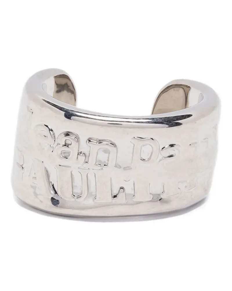 Jean Paul Gaultier Armband mit Logo-Gravur - Silber Silber