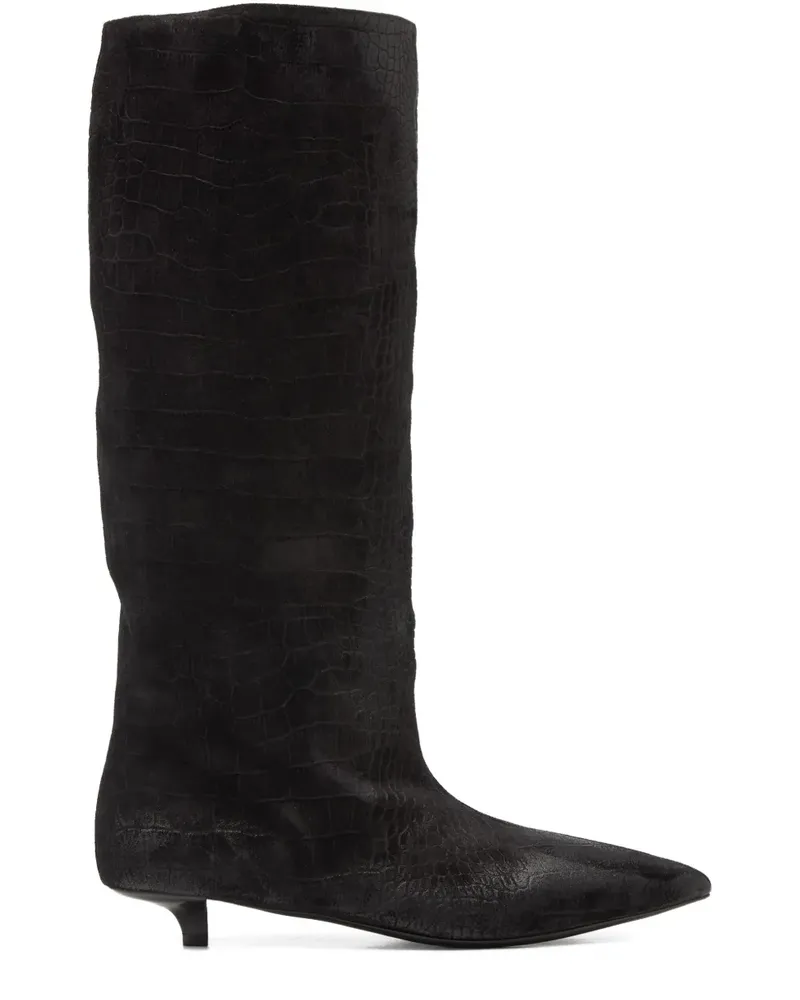 Marsèll Stiefel mit spitzer Kappe - Schwarz Schwarz