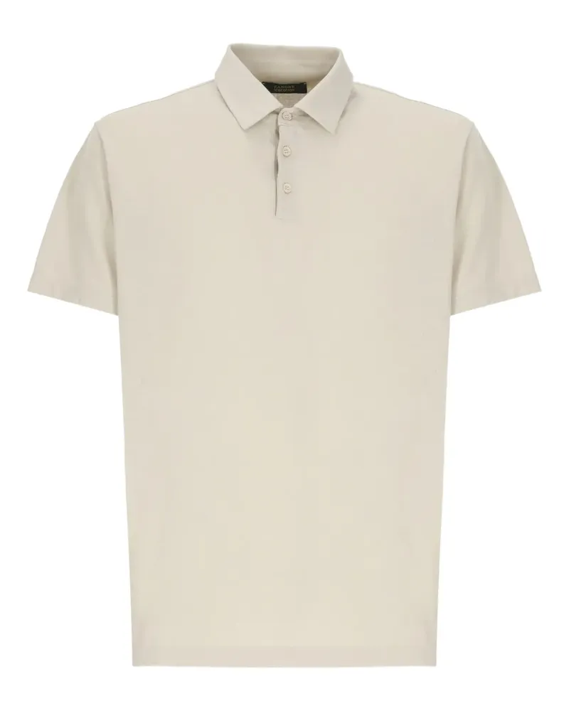 Zanone Klassisches Poloshirt - Nude Nude