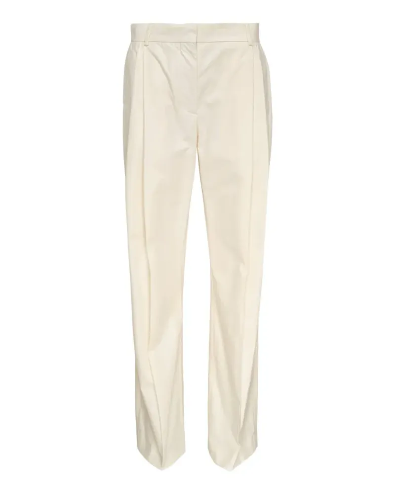Stella McCartney washed straight-leg trousers - Weiß Weiß